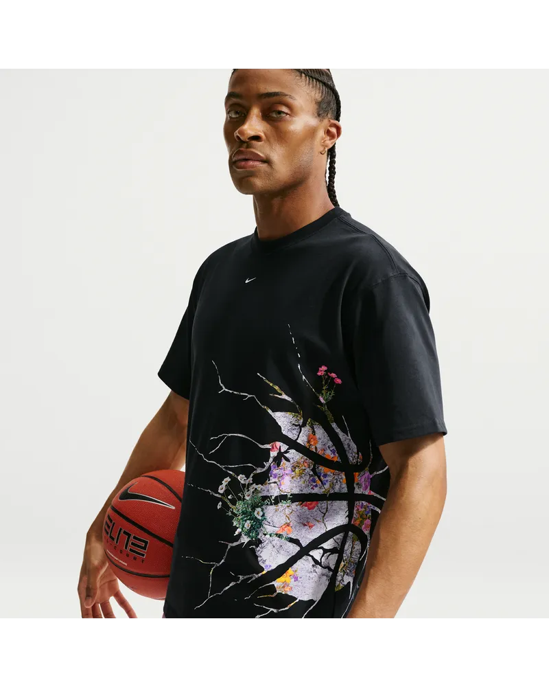 Nike Basketball-T-Shirt (Herren) - Schwarz Schwarz