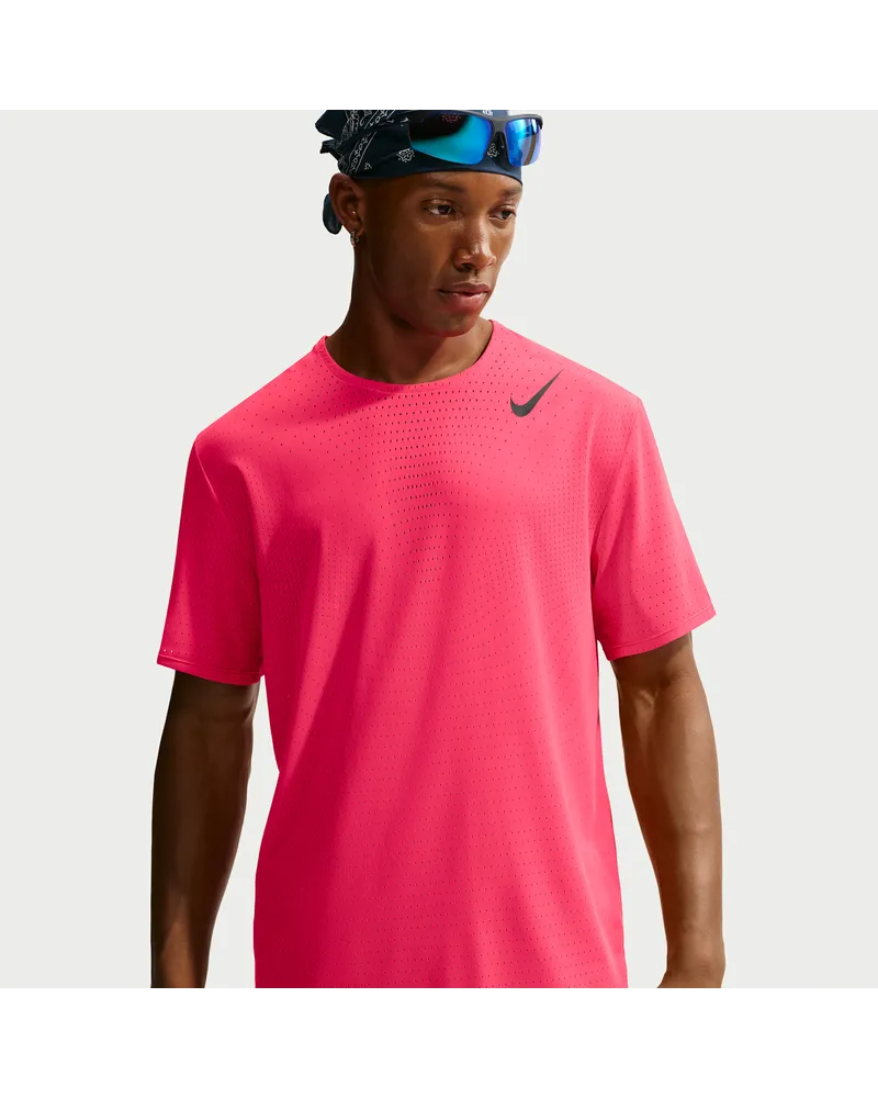 Nike AeroSwift Dri-FIT ADV Kurzarm-Laufoberteil (Herren) - Rot Rot