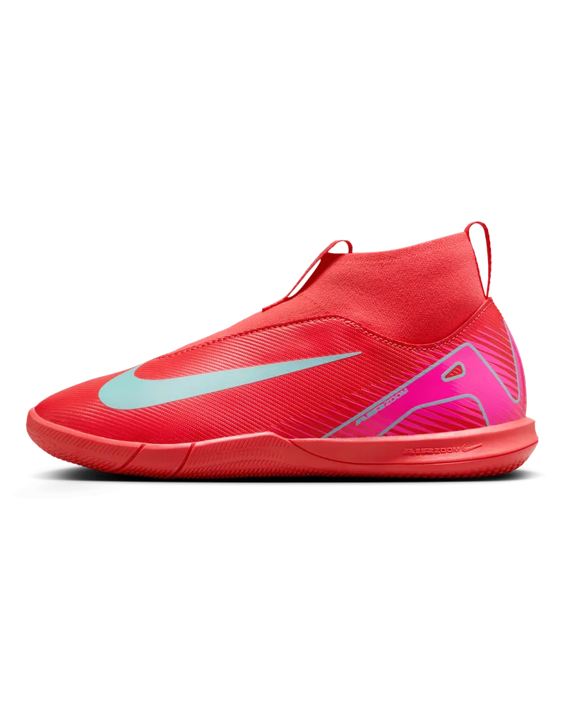 Nike Jr. Mercurial Superfly 10 Academy IC High-Top-Fußballschuh (jüngere/ältere Kinder) - Rot Rot