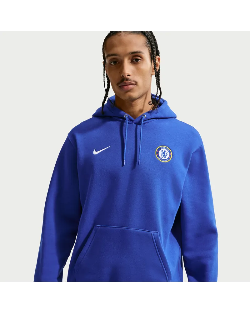 Nike FC Chelsea Club  Fußball-Hoodie (Herren) - Blau Blau