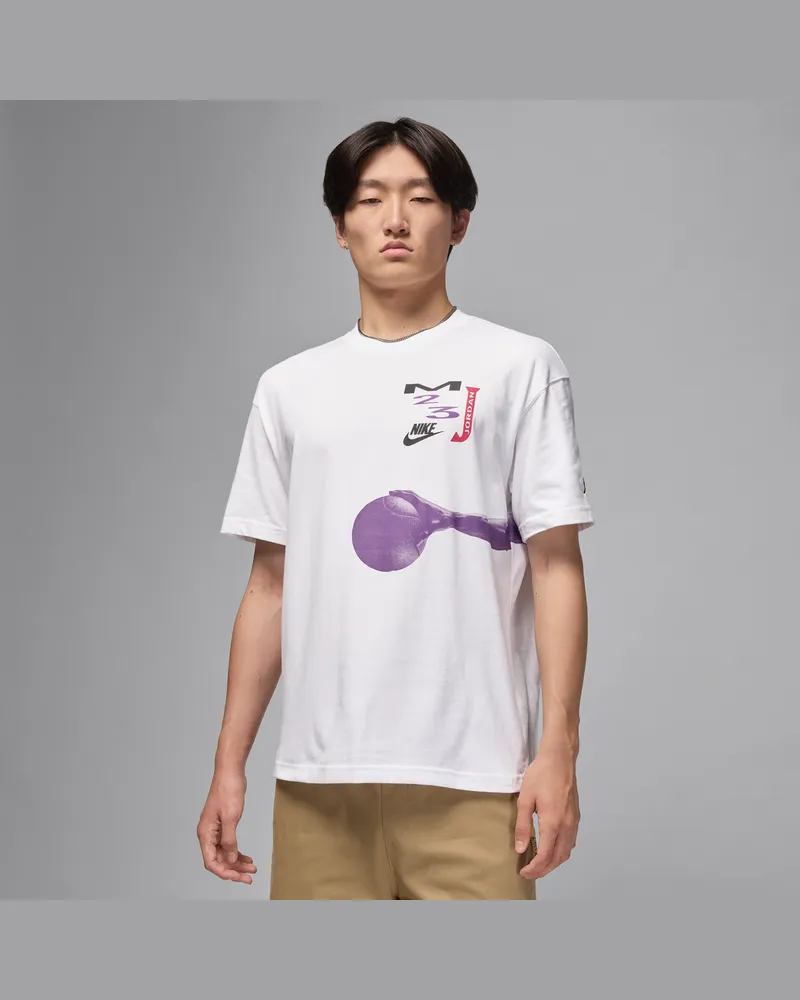 Jordan Flight Oversize-T-Shirt mit Grafik (Damen) - Weiß Weiß