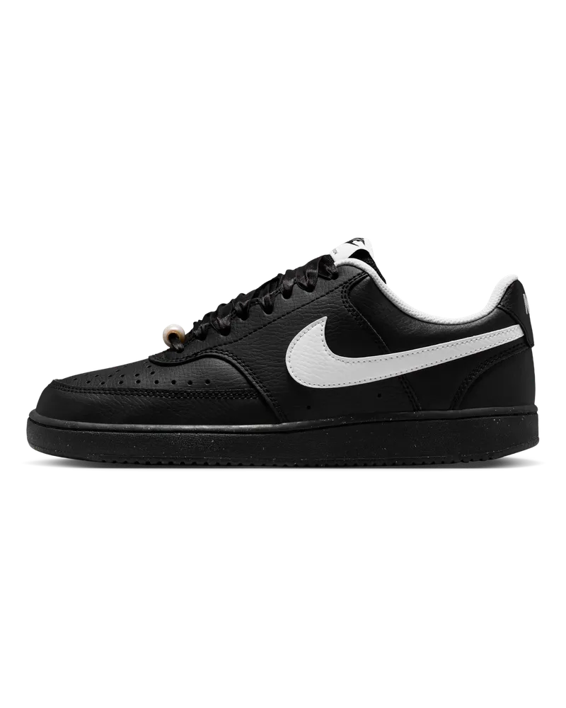 Nike Court Vision Low Schuh (Damen) - Schwarz Schwarz