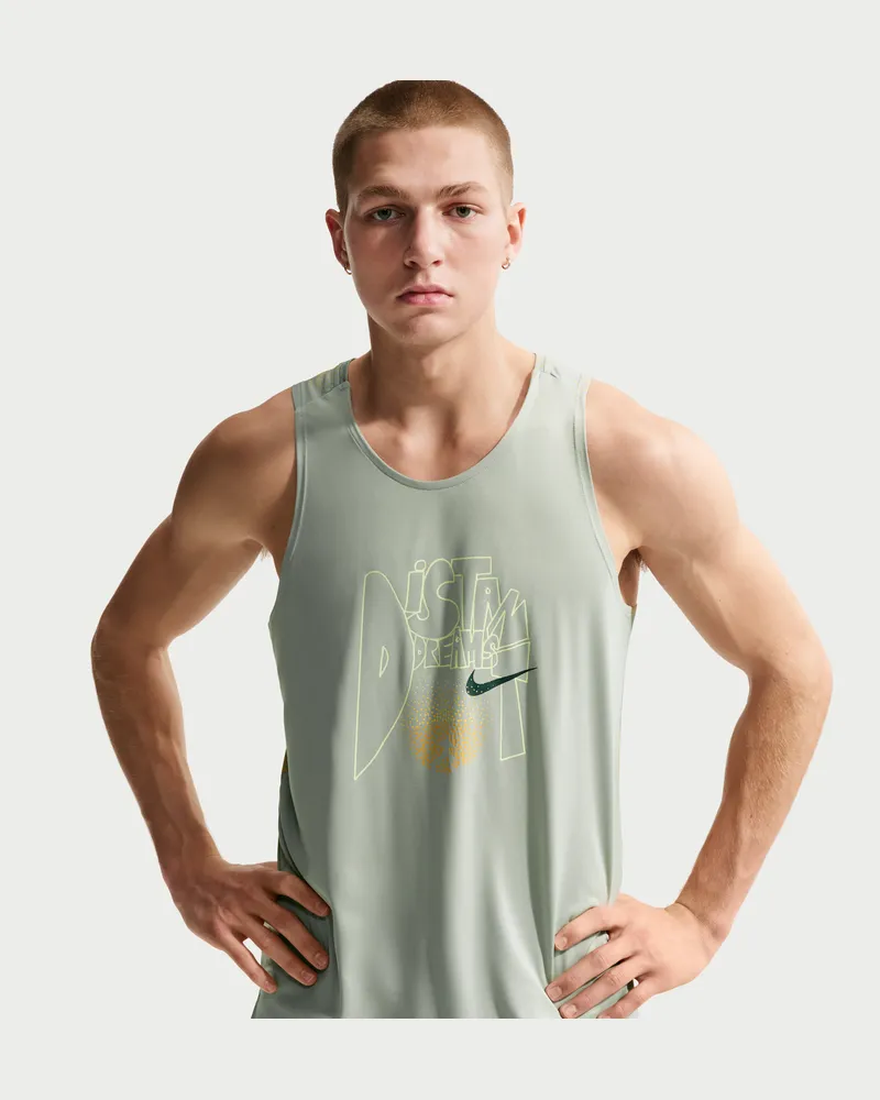 Nike Stride Dri-FIT ADV Lauf-Tanktop (Herren) - Grün Grün