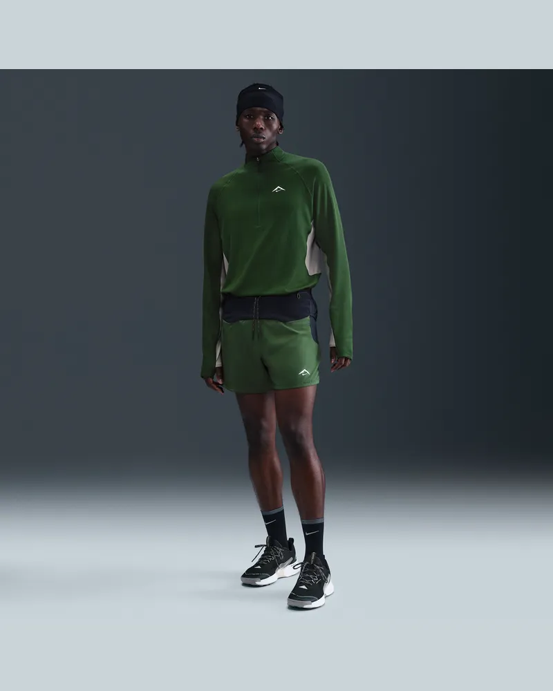 Nike Trail Second Sunrise Dri-FIT ADV-Laufshorts mit Innenslip (Herren, ca. 12,5 cm) - Grün Grün