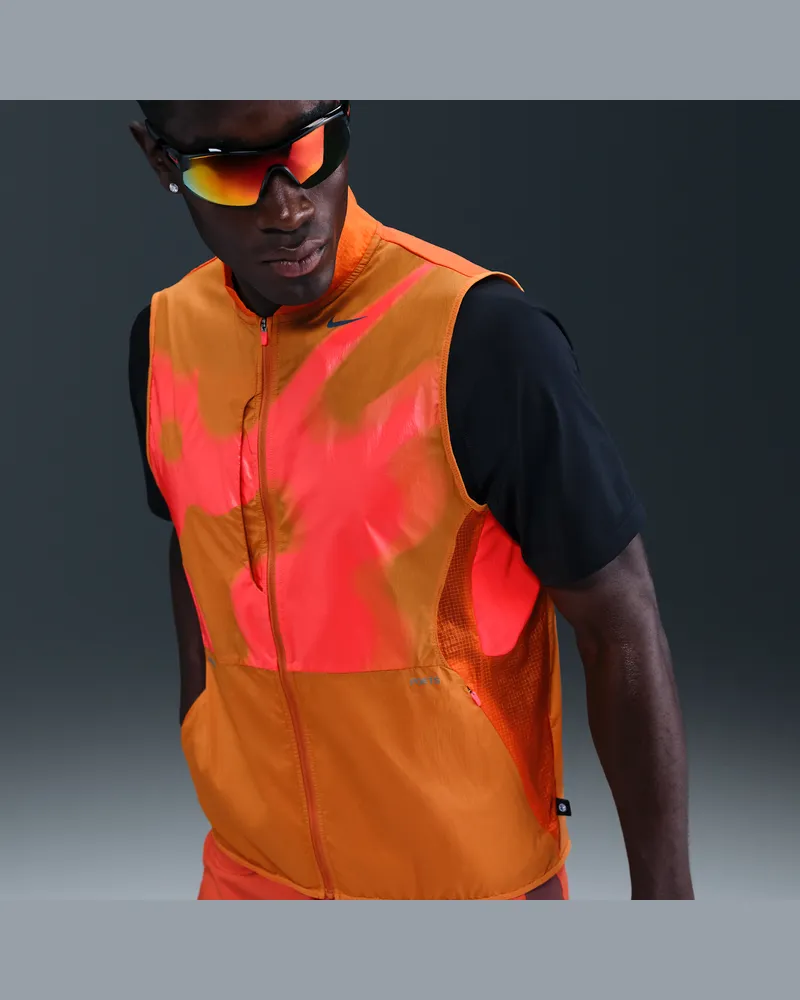 Nike Trail Aireez Herren-Laufweste - Orange Orange