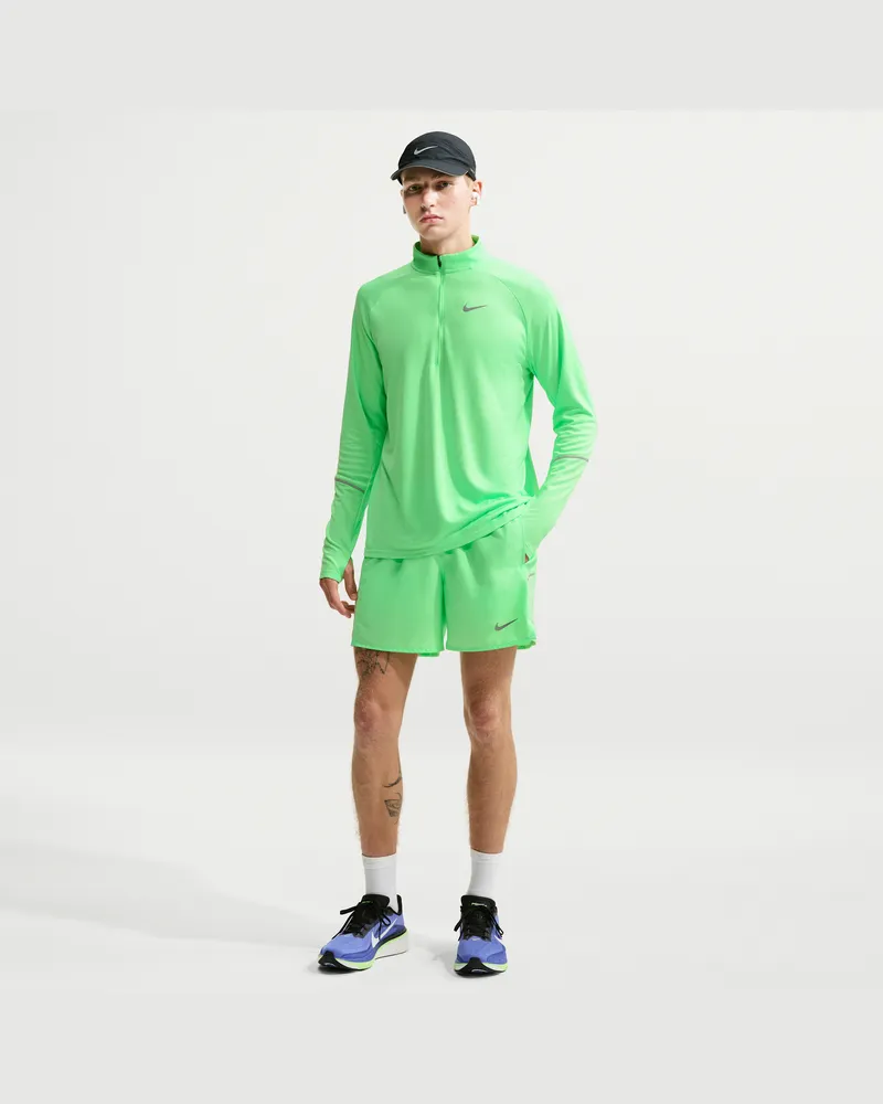 Nike Miler Dri-FIT 2-in-1-Laufshorts (Herren, ca. 13 cm) - Grün Grün