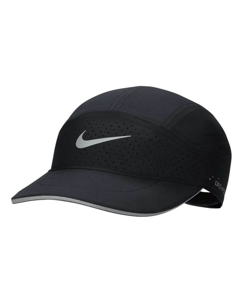 Nike Dri-FIT ADV Fly Cap mit unstrukturiertem und reflektierendem Design - Schwarz Schwarz