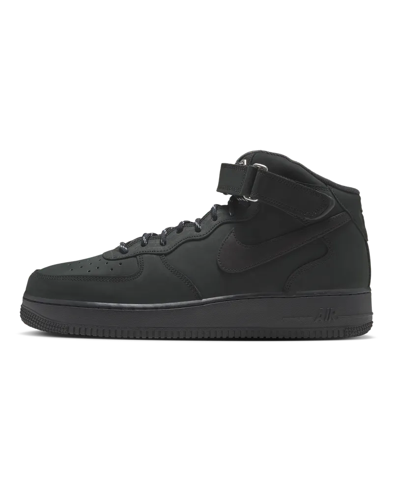 Nike Air Force 1 Mid '07 Herrenschuh - Schwarz Schwarz