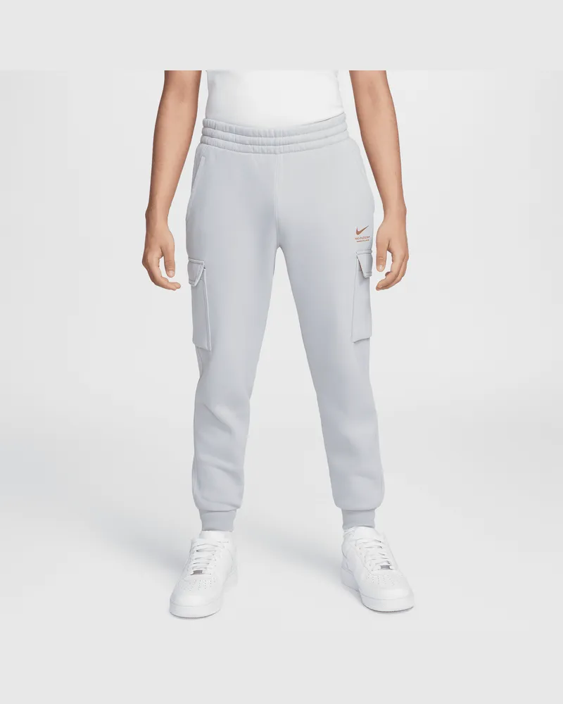 Nike Sportswear Fleece-Cargohose (ältere Kinder) - Grau Grau