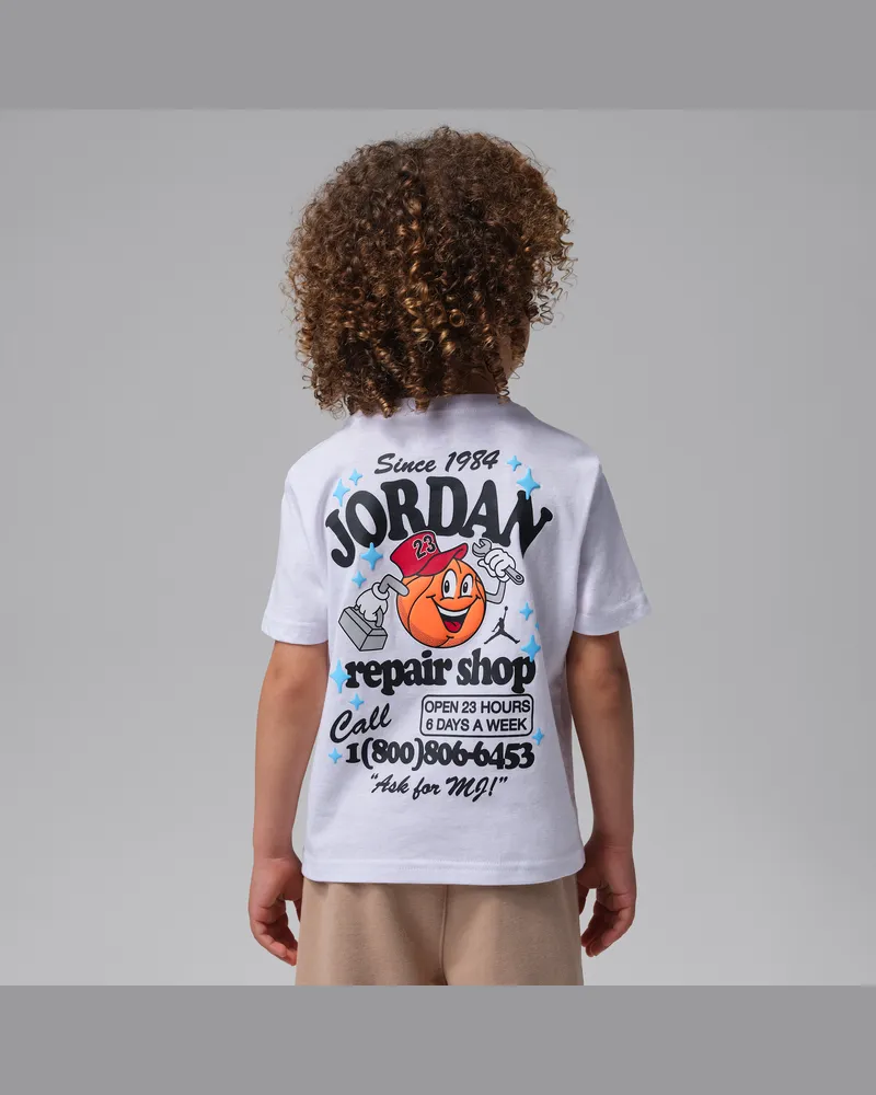 Jordan MJ's Repair Shop T-Shirt (Kleinkinder) - Weiß Weiß
