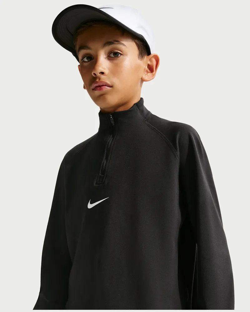 Nike Pro Dri-FIT Midlayer Trainings-Longsleeve (ältere Kinder, Jungen) - Schwarz Schwarz