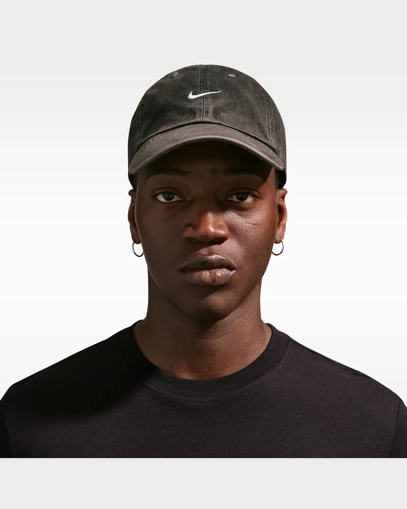 Nike Club unstrukturierte Denim-Cap - Grau Grau