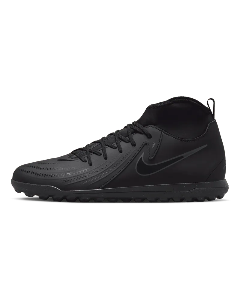 Nike Phantom Luna 2 Club TF High-Top Fußballschuh - Schwarz Schwarz