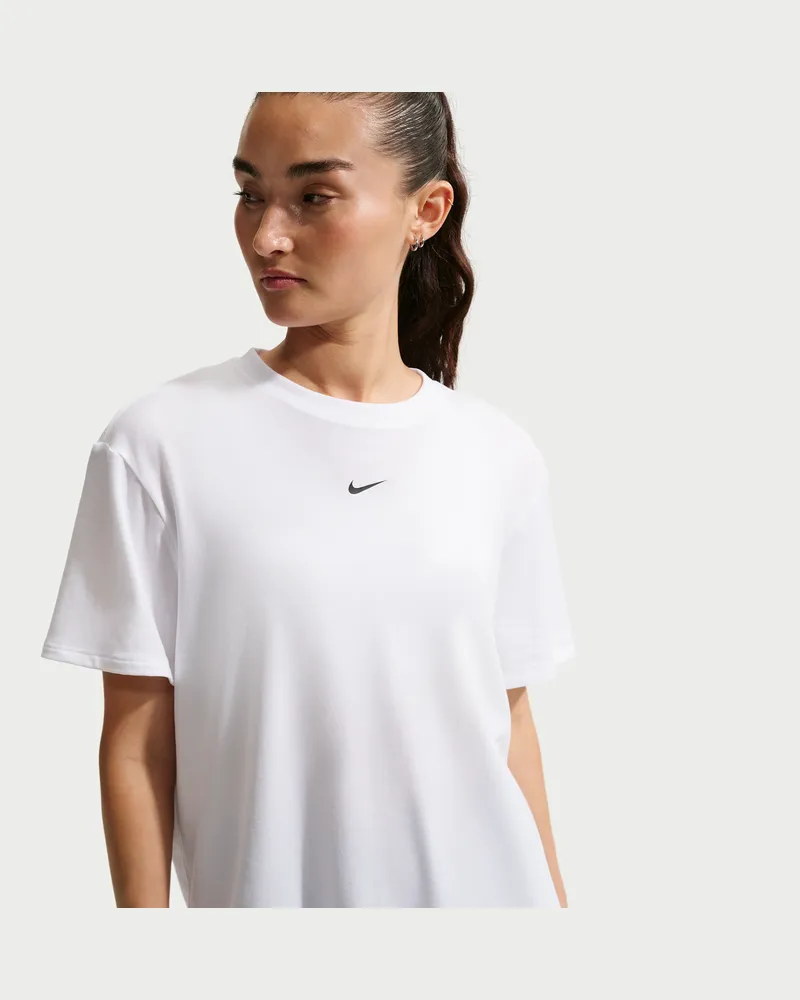 Nike One Relaxed Dri-FIT-Kurzarmshirt für Damen - Weiß Weiß