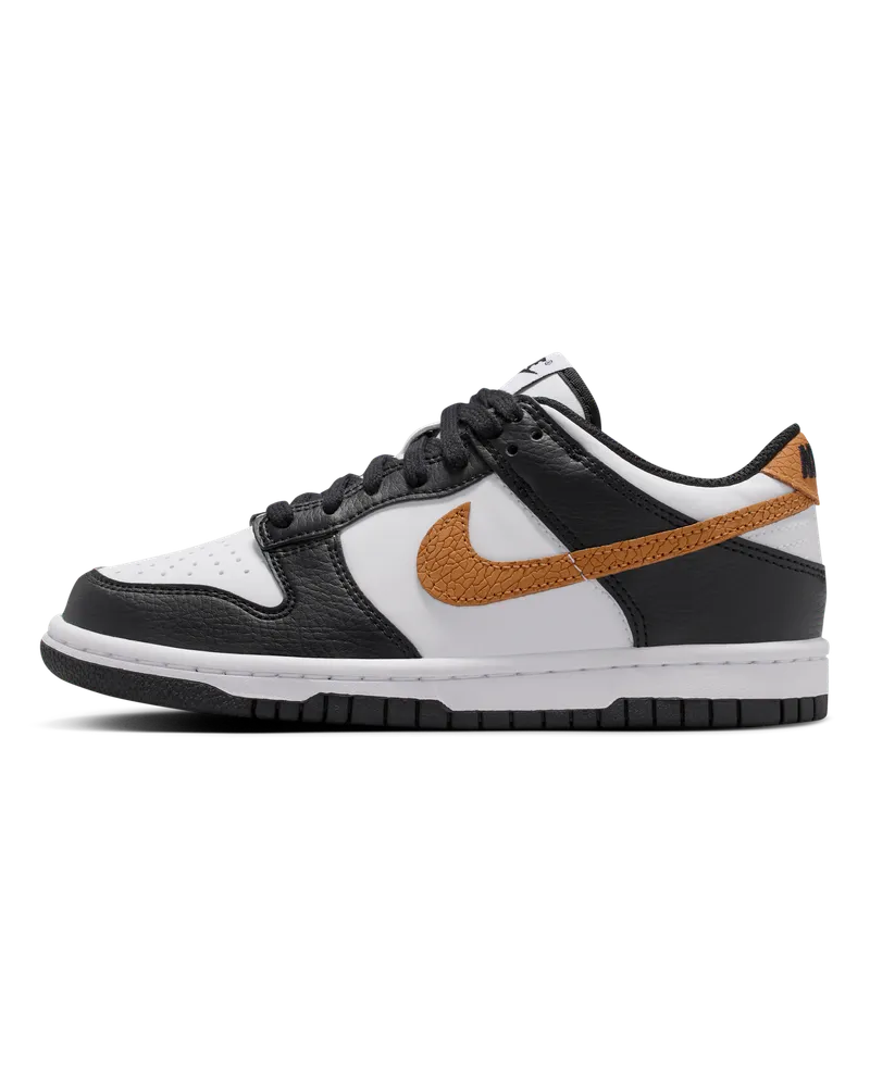 Nike Dunk Low Schuh für ältere Kinder - Schwarz Schwarz