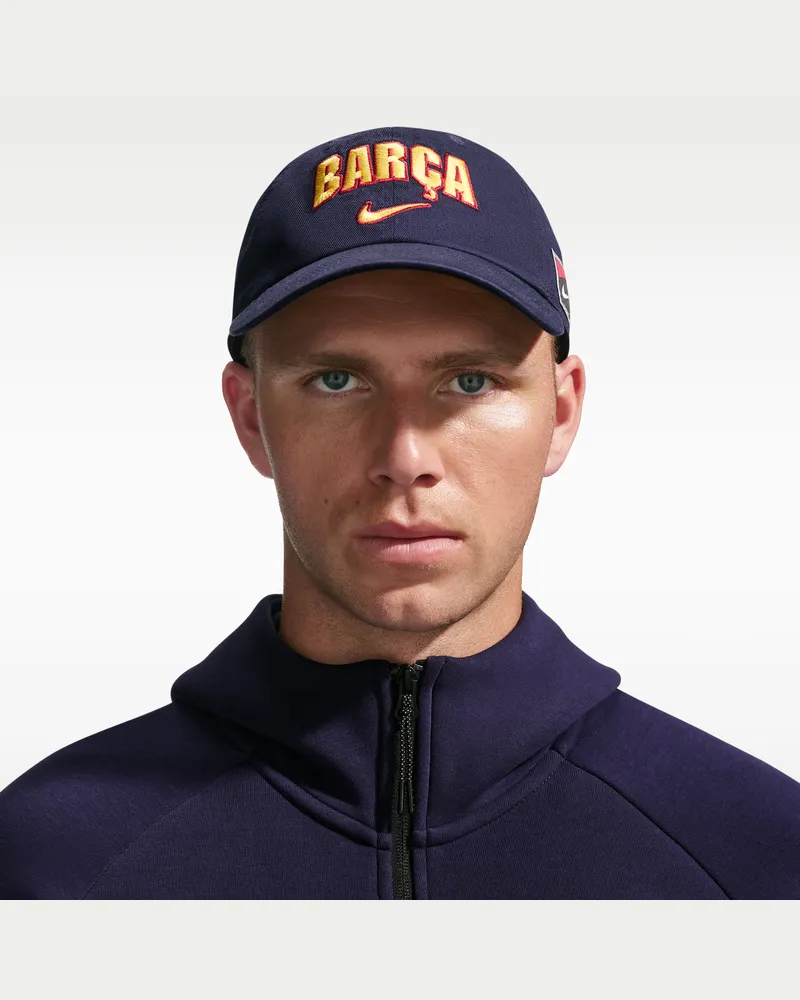 Nike FC Barcelona 2026/27  Club Cap Poly 6P - Blau Blau