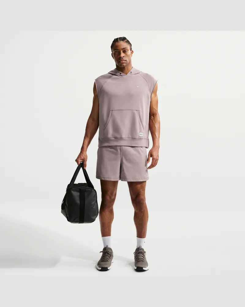 Nike N.A.C. Dri-FIT Strick-Trainingsshorts (ca. 13 cm, Herren) - Grau Grau