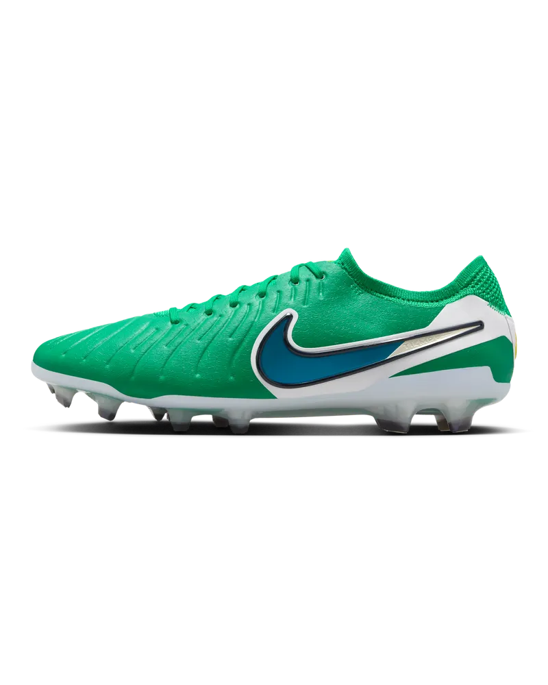 Nike Tiempo Legend 10 Elite Low-Top-Fußballschuh für normalen Rasen - Grün Grün