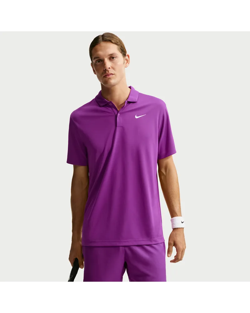 Nike Court Dri-FIT Tennis-Poloshirt für Herren - Lila Lila
