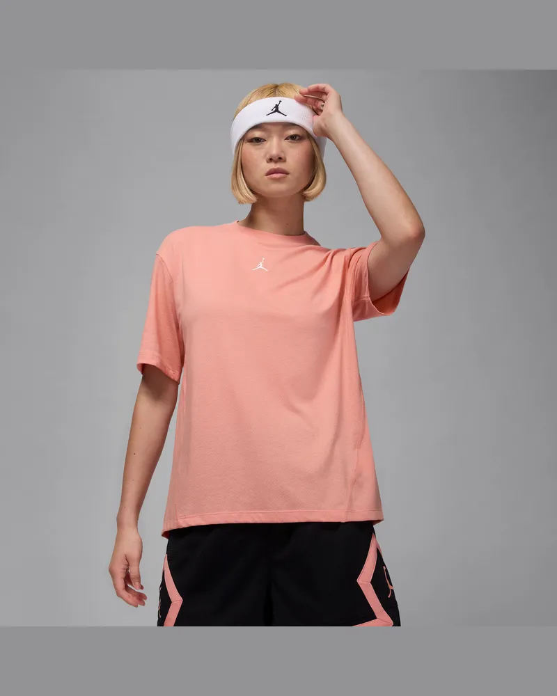 Jordan Sport Diamond Kurzarmshirt für Damen - Orange Orange