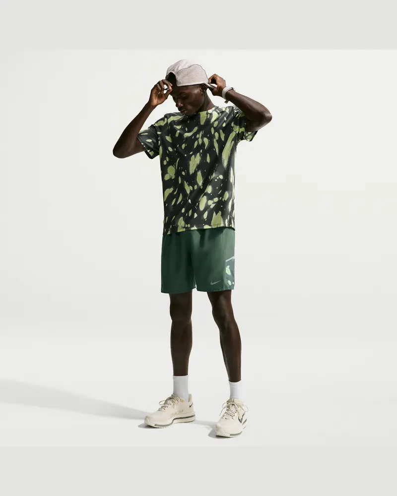 Nike Miler Dri-FIT Laufshorts mit Futter (ca. 18 cm) (Herren) - Grün Grün