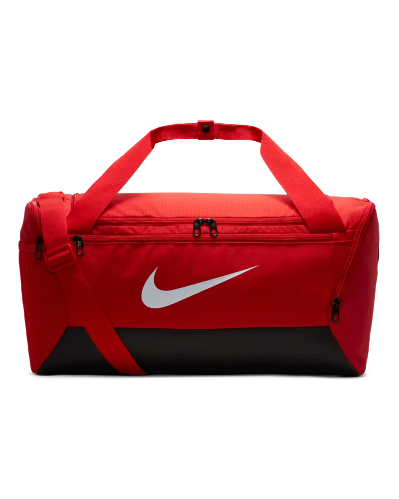 Nike Brasilia Sporttasche fürs Training (klein, 41 l) - Rot Rot