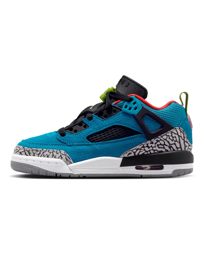 Jordan Spizike Low Schuh für ältere Kinder - Blau Blau