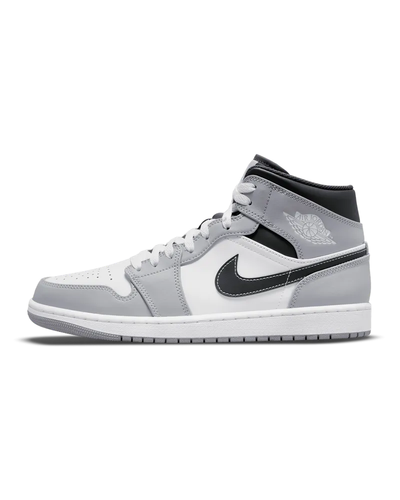 Jordan Air  1 Mid Schuh (Herren) - Grau Grau