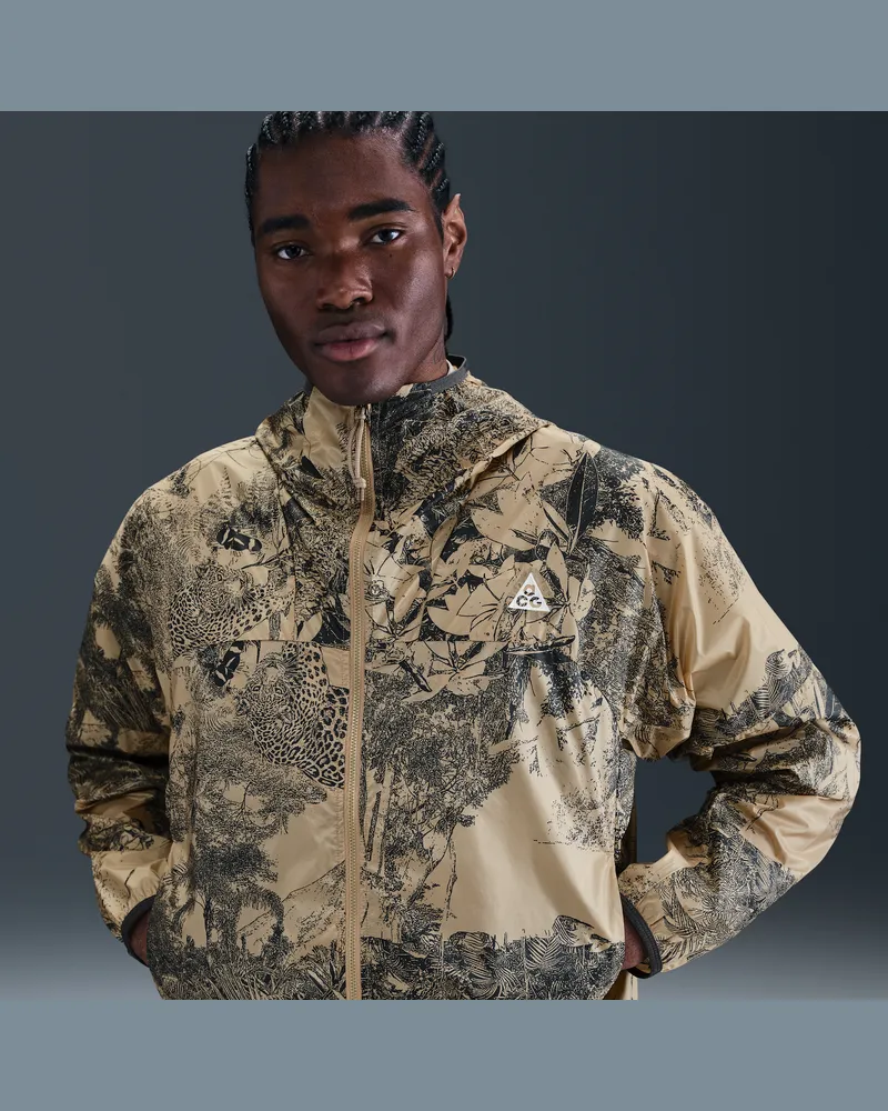 Nike ACG "Cinder Cone" winddichte Herrenjacke - Braun Braun
