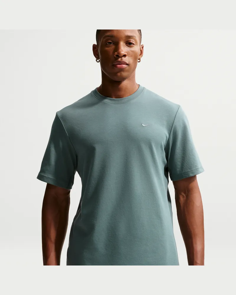 Nike Primary vielseitiges Nike Dri-FIT Kurzarm-Oberteil für Herren - Grau Grau