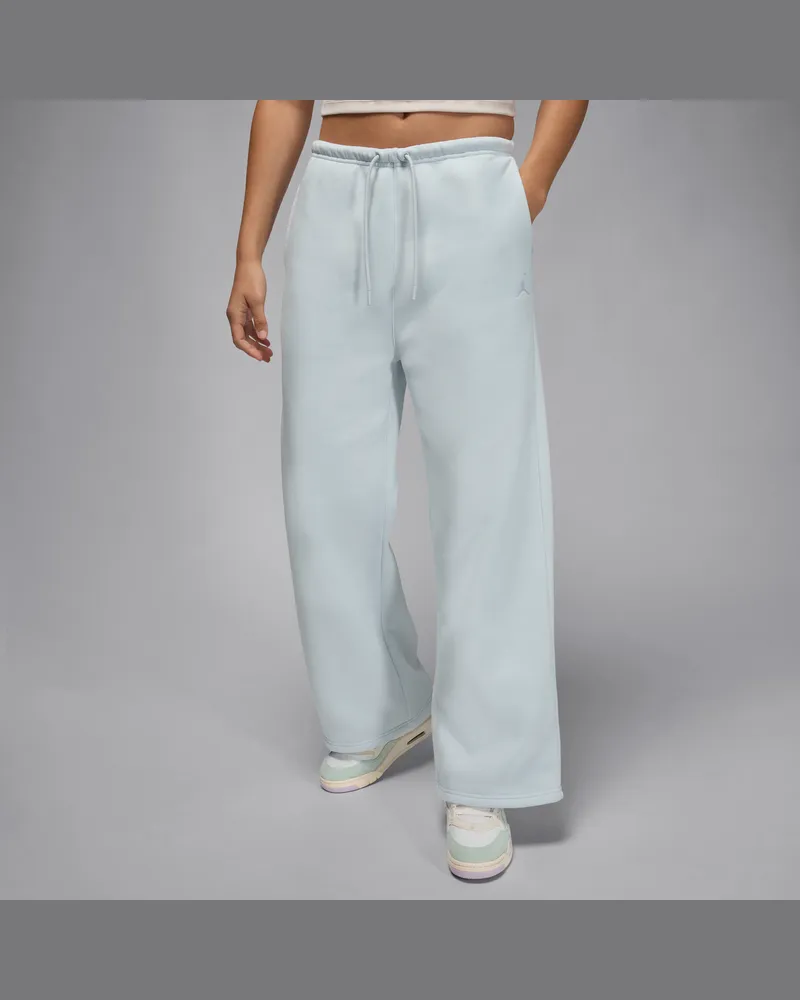 Jordan Brooklyn Fleece Hose mit offenem Saum (Damen) - Grau Grau
