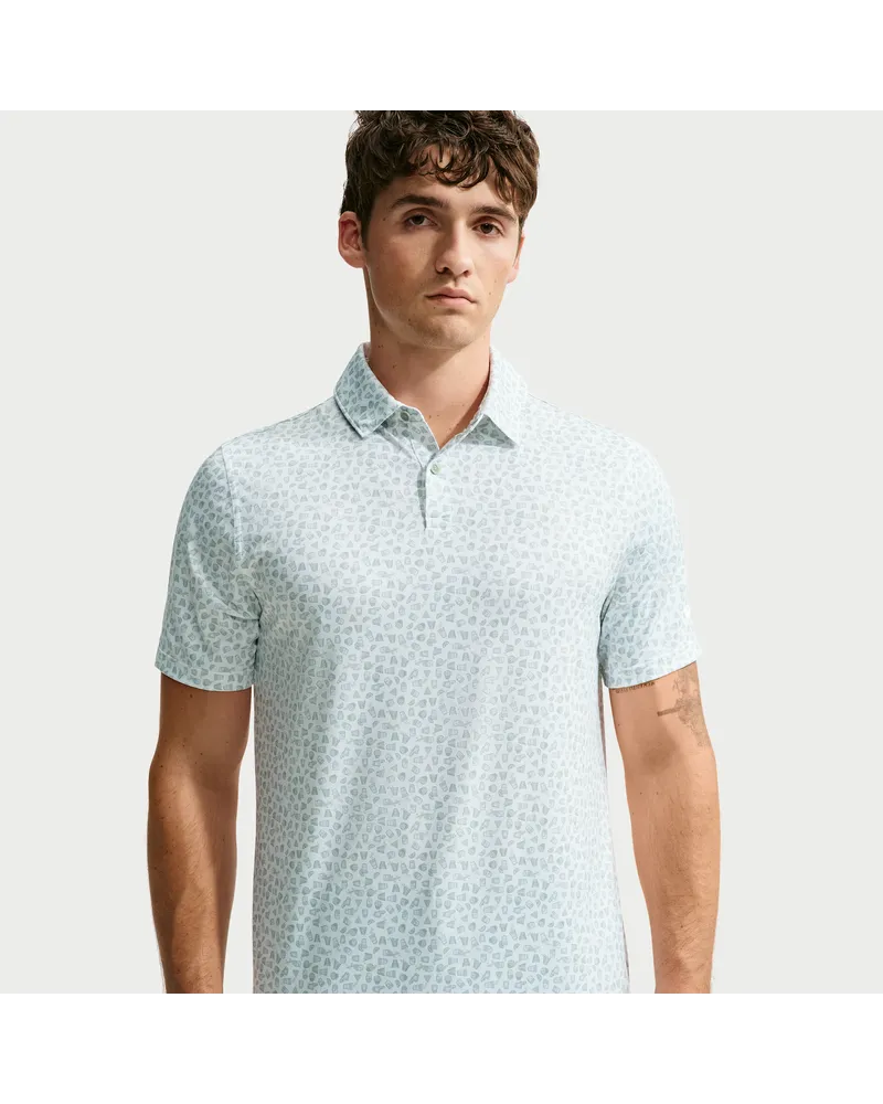 Nike Velocity Dri-FIT Golf-Poloshirt mit Mikro-Print (Herren) - Grün Grün