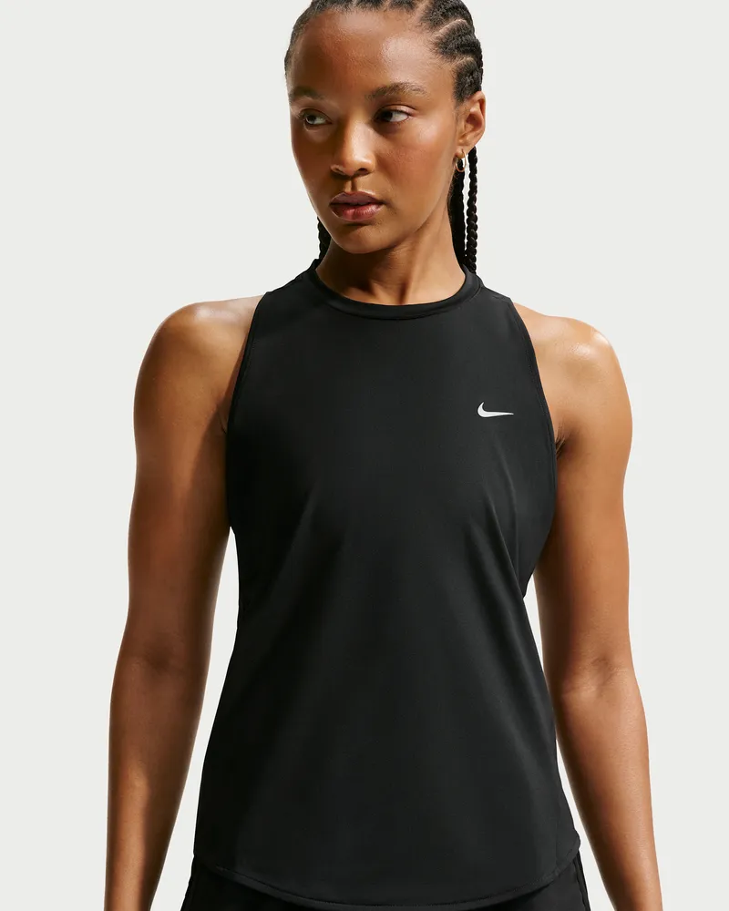 Nike Swift Dri-FIT-Lauf-Tanktop (Damen) - Schwarz Schwarz