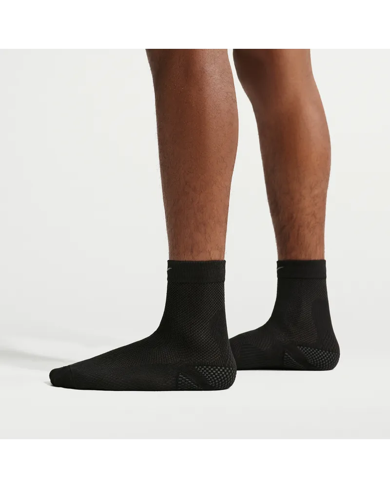 Nike Run Lightweight Micro-Crew-Laufsocken (1 Paar) - Schwarz Schwarz