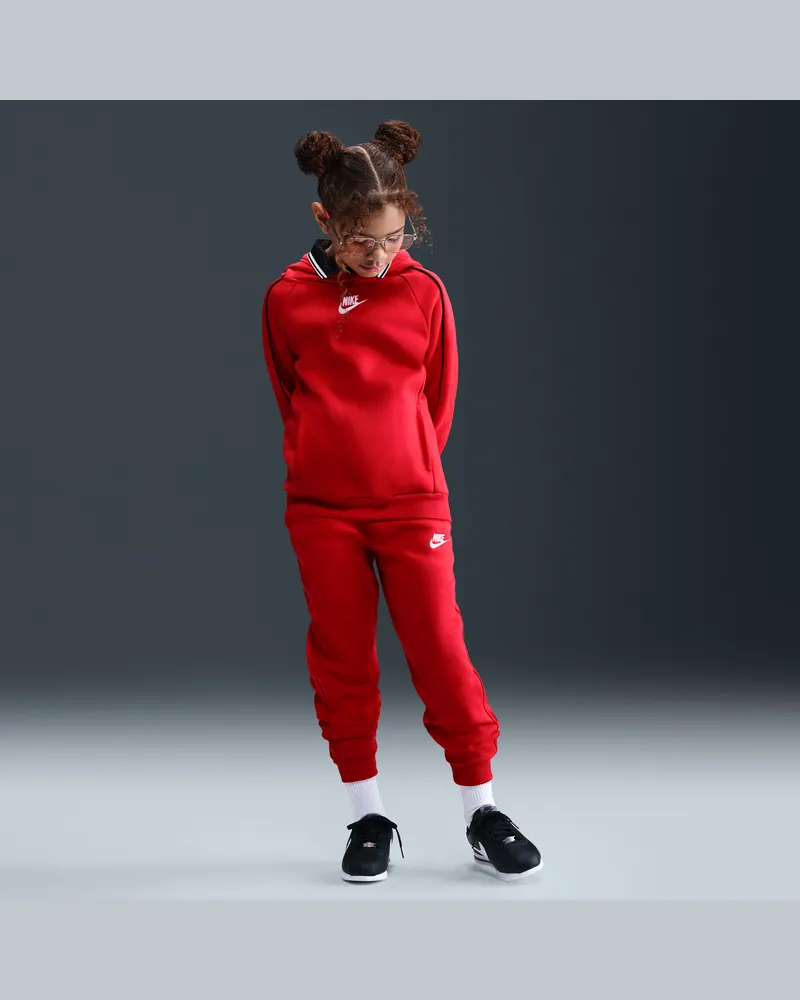 Nike Sportswear Club Fleece Trainingsanzug mit Kapuze (ältere Kinder) - Rot Rot