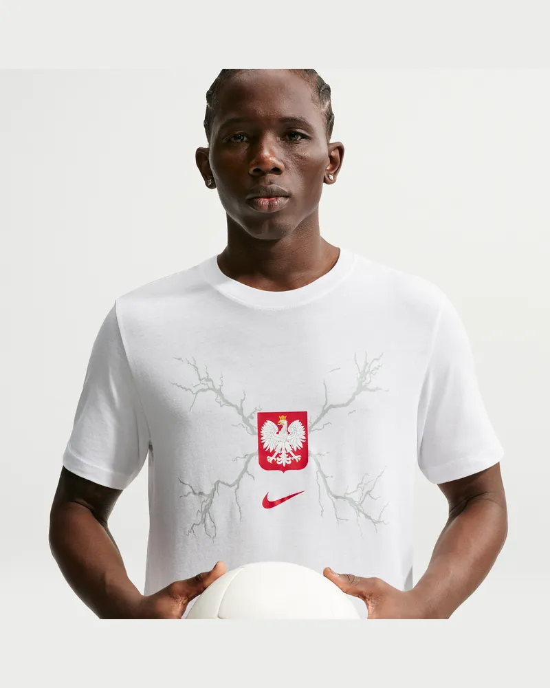 Nike Polen 2026  Fußball-T-Shirt (Herren) - Weiß Weiß