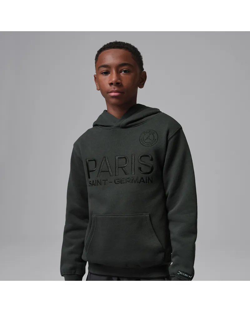 Jordan Paris Saint-Germain Statement Fleece-Hoodie (ältere Kinder, Jungen) - Grau Grau