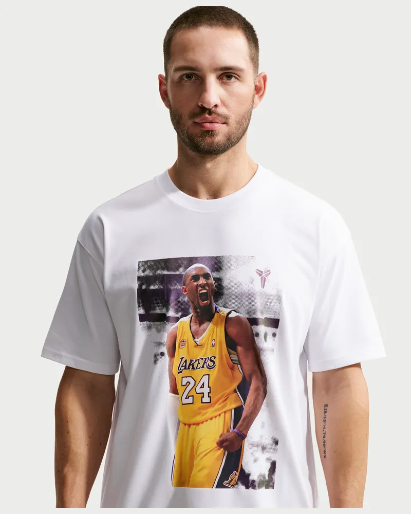 Nike Kobe Dri-FIT-Basketball-T-Shirt (Herren) - Weiß Weiß