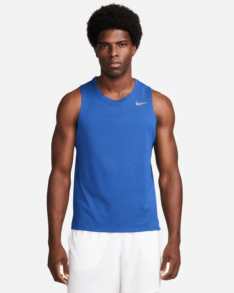 Nike Miler Dri-FIT Lauf-Tanktop für Herren - Blau Blau