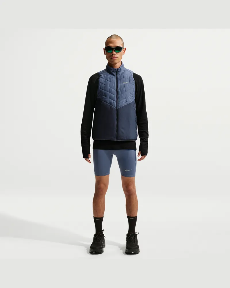 Nike Fast Dri-FIT halblange Lauftights mit Innenslip für Herren - Blau Blau