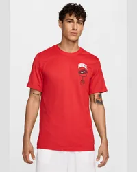 Nike Dri-FIT Basketball-T-Shirt für Herren - Rot Rot