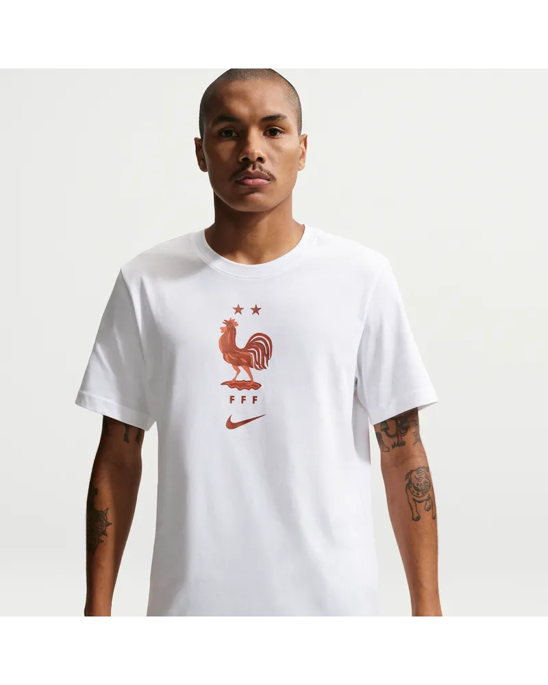 Nike Frankreich Fußball-T-Shirt von  (Herren) - Weiß Weiß
