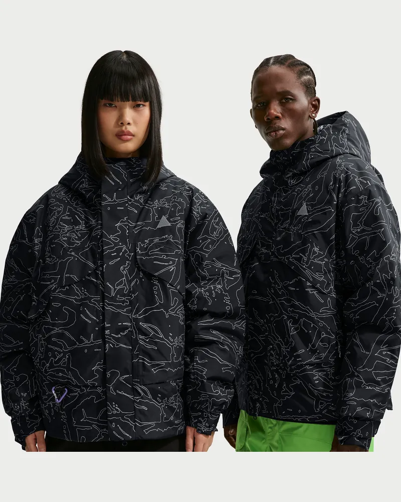 Nike ACG "Skull Peak Dolomite" Storm-FIT-Jacke - Schwarz Schwarz