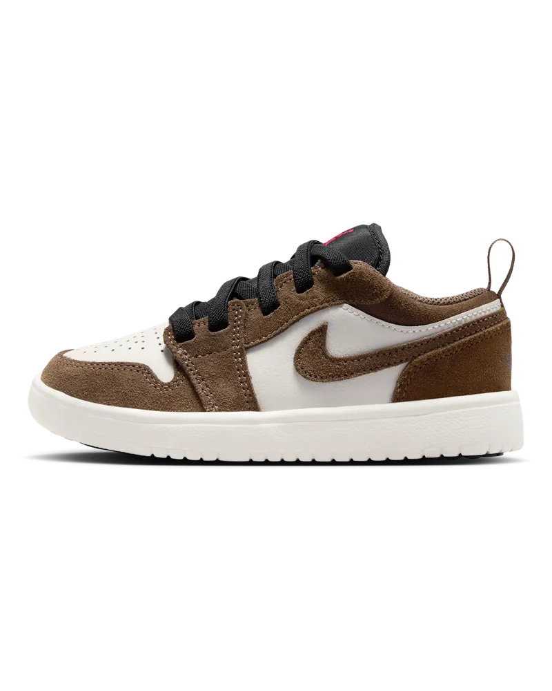 Jordan 1 Low Alt Schuh für jüngere Kinder - Braun Braun