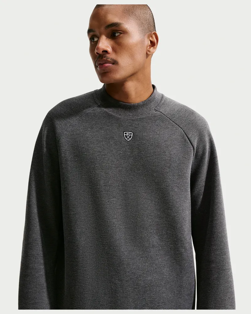 Nike Par Therma-FIT Golf-Oberteil (Herren) - Schwarz Schwarz