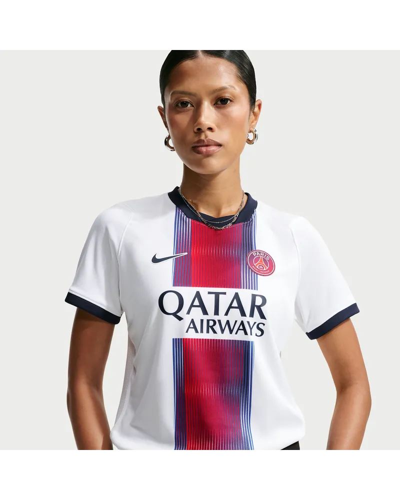 Nike Paris Saint-Germain 2026/27 Stadium Away  Dri-FIT-Replika-Fußballtrikot (Damen) - Weiß Weiß