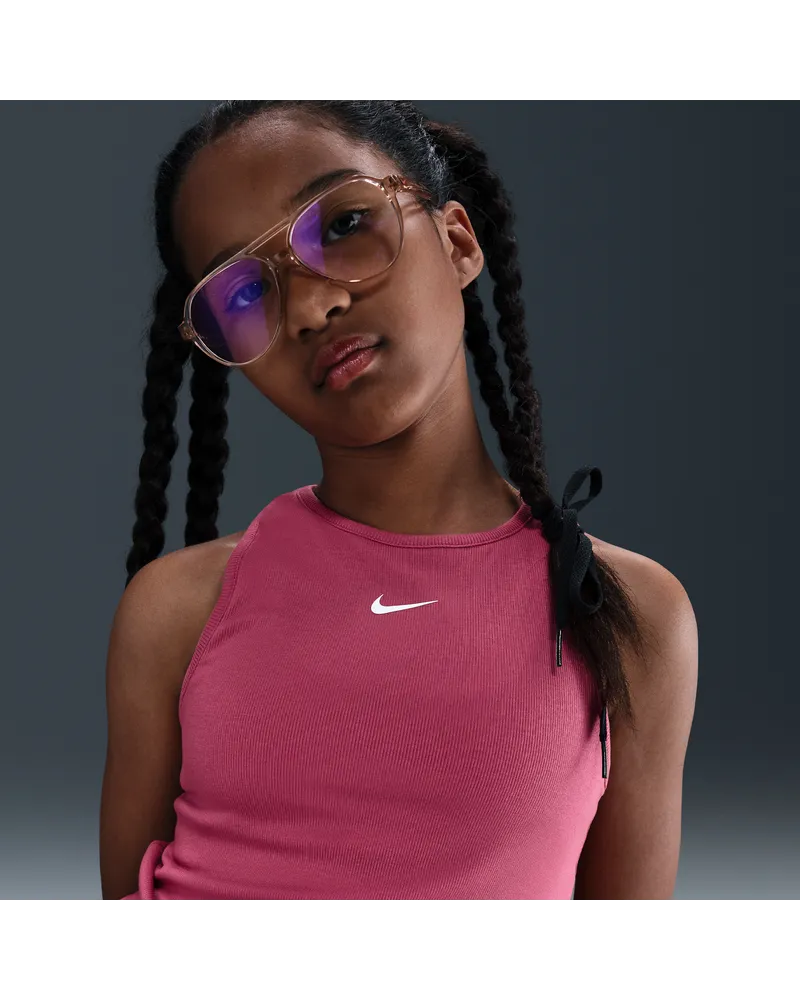 Nike Sportswear geripptes Tanktop (Mädchen) - Lila Lila