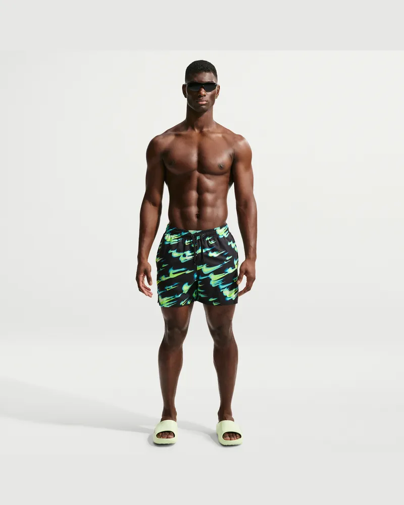 Nike Swim Breaker Volley Badeshorts (ca. 12,5 cm) mit integriertem Slip (Herren) - Gelb Gelb