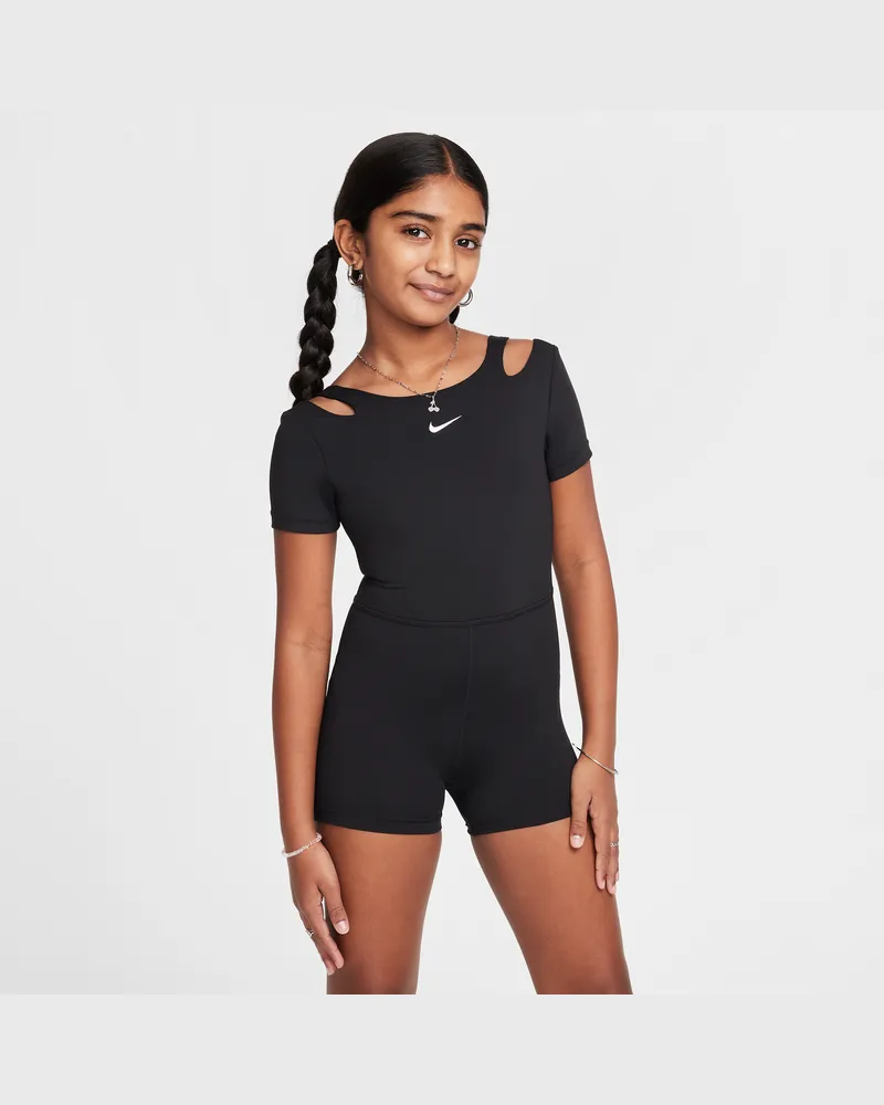 Nike One Dri-FIT Bodysuit (Mädchen) - Schwarz Schwarz