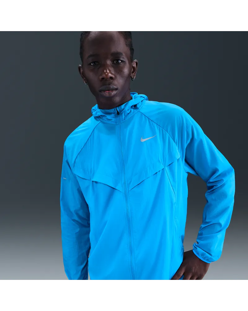 Nike Stride Repel-Laufjacke mit UV-Schutz (Herren) - Blau Blau